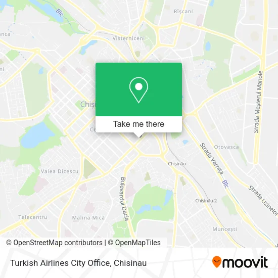 Turkish Airlines City Office map