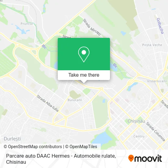 Карта Parcare auto DAAC Hermes - Automobile rulate