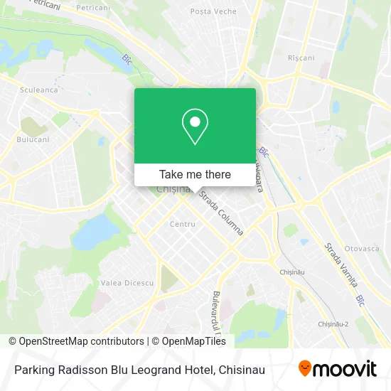 Карта Parking Radisson Blu Leogrand Hotel