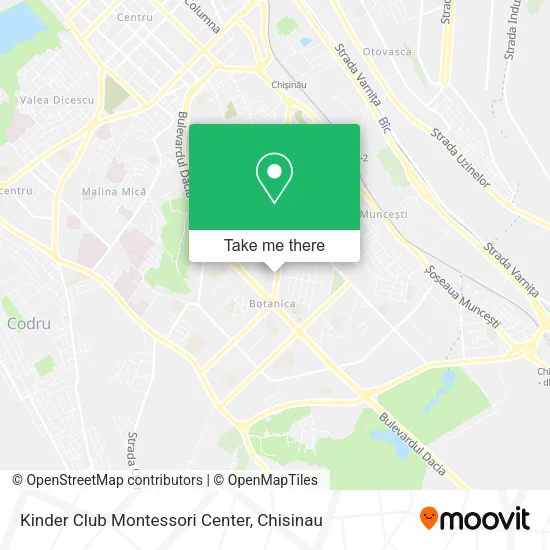 Карта Kinder Club Montessori Center