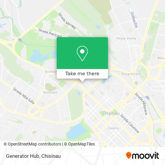 Generator Hub map
