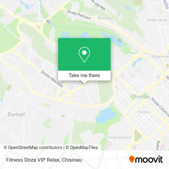 Fitness Doza VIP Relax map