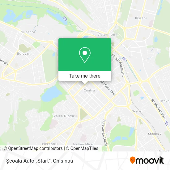 Карта Școala Auto „Start”