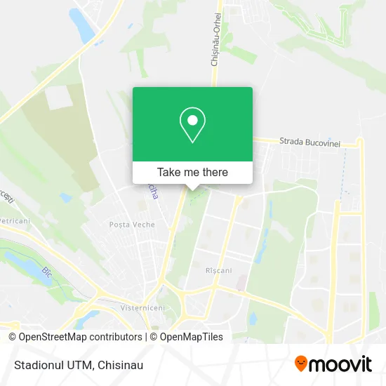 Stadionul UTM map