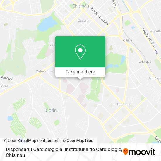 Dispensarul Cardiologic al Institutului de Cardiologie map
