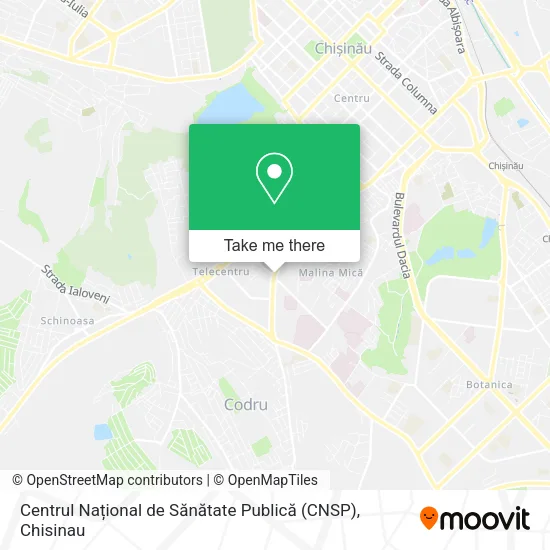 Centrul Național de Sănătate Publică (CNSP) map