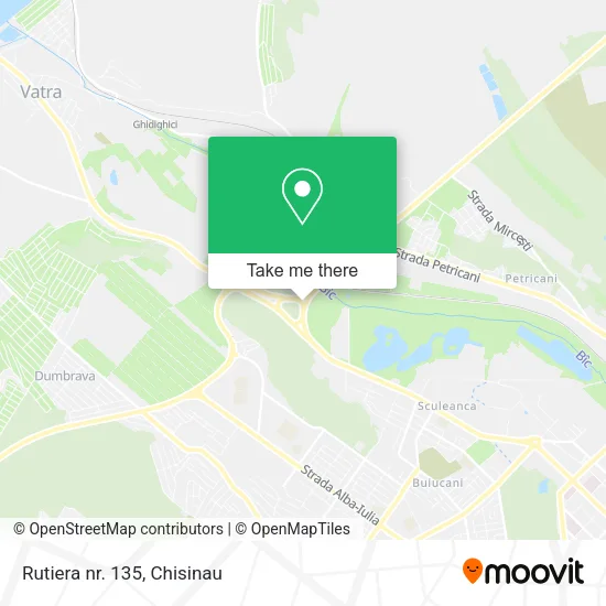 Карта Rutiera nr. 135