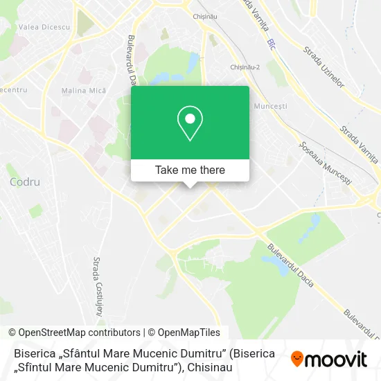 Biserica „Sfântul Mare Mucenic Dumitru” map