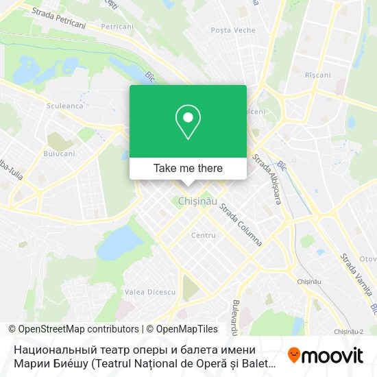 Карта Национальный театр оперы и балета имени Марии Бие́шу