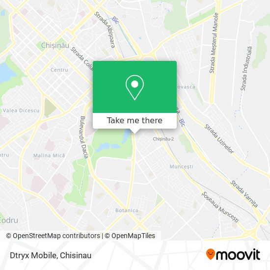 Dtryx Mobile map