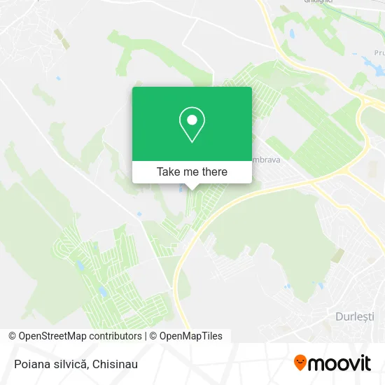 Карта Poiana silvică