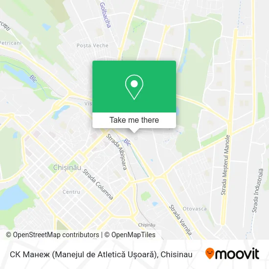 СК Манеж (Manejul de Atletică Ușoară) map
