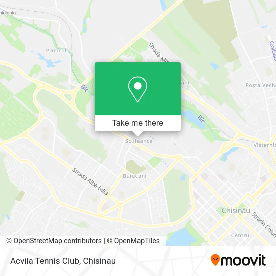 Карта Acvila Tennis Club