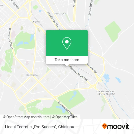 Карта Liceul Teoretic „Pro Succes”