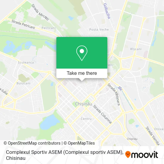 Карта Complexul Sportiv ASEM (Complexul sportiv ASEM)