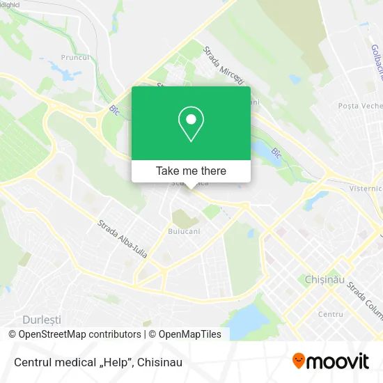 Centrul medical „Help” map