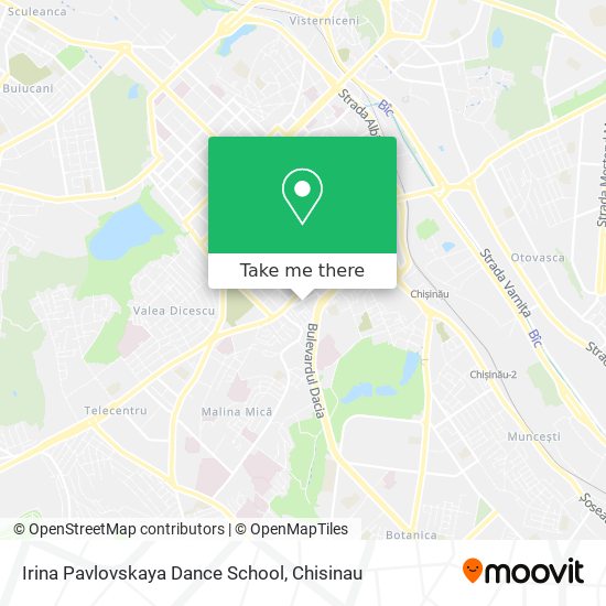 Irina Pavlovskaya Dance School map