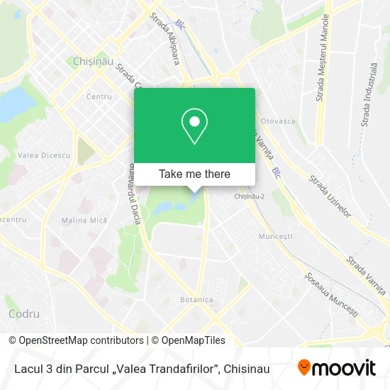 Карта Lacul 3 din Parcul „Valea Trandafirilor”
