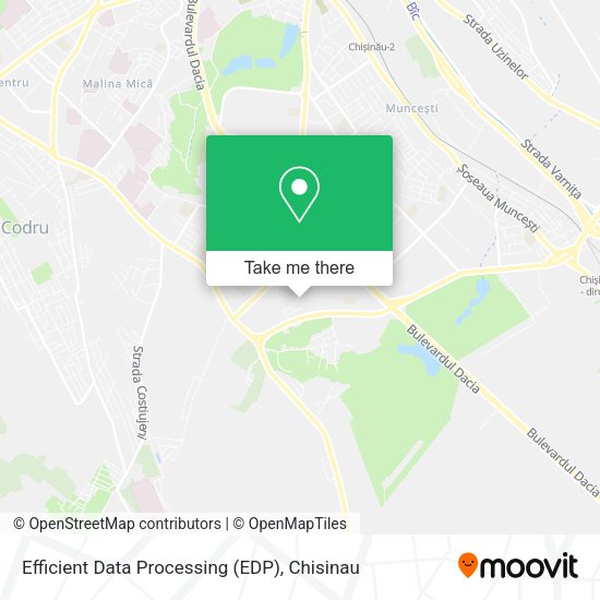 Карта Efficient Data Processing (EDP)