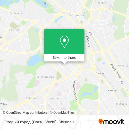 Карта Старый город (Orașul Vechi)