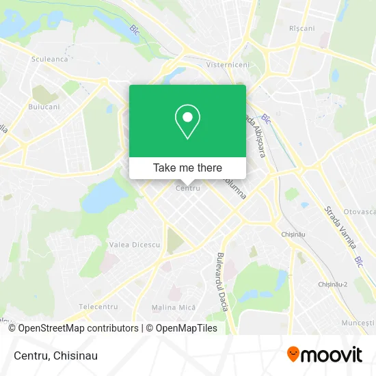 Centru map