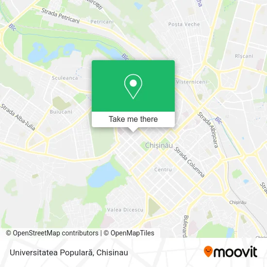 Карта Universitatea Populară