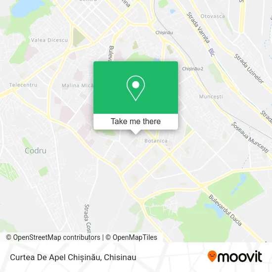Карта Curtea De Apel Chișinău