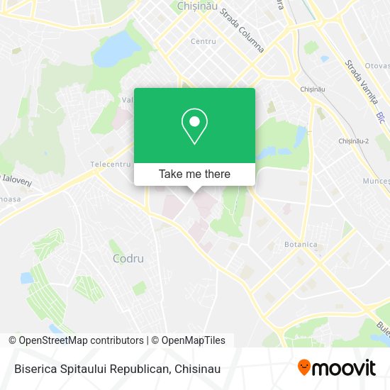 Карта Biserica Spitaului Republican