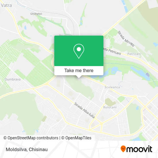 Карта Moldsilva