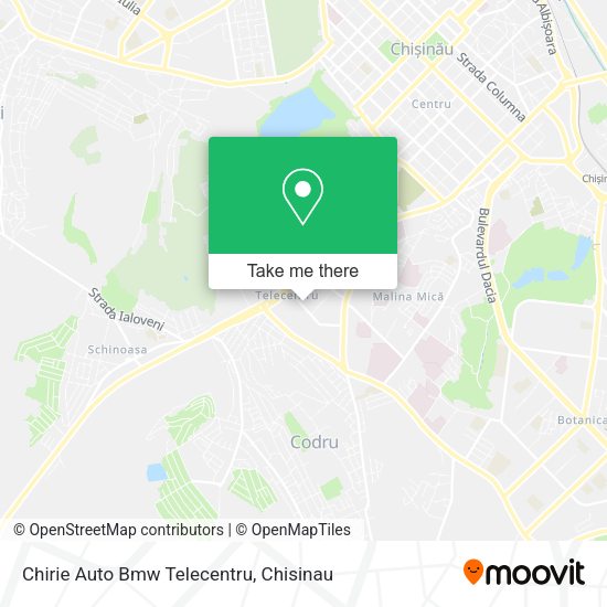 Карта Chirie Auto Bmw Telecentru