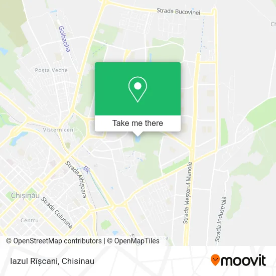 Iazul Rîșcani map