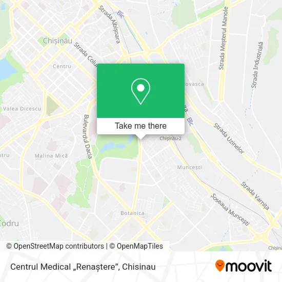 Карта Centrul Medical „Renaștere”
