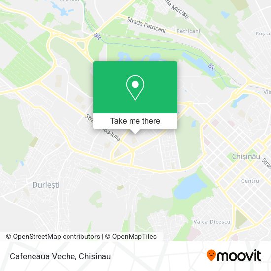 Карта Cafeneaua Veche
