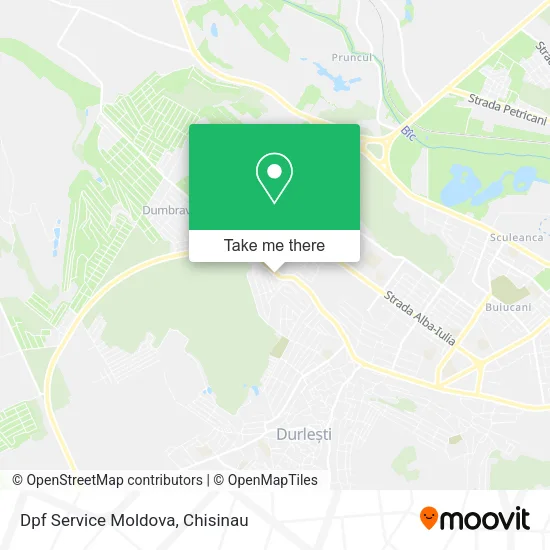 Dpf Service Moldova map