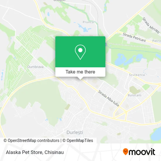 Карта Alaska Pet Store