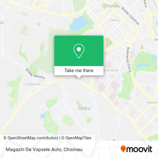 Карта Magazin De Vopsele Auto