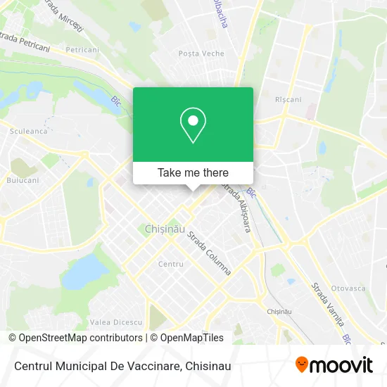 Centrul Municipal De Vaccinare map