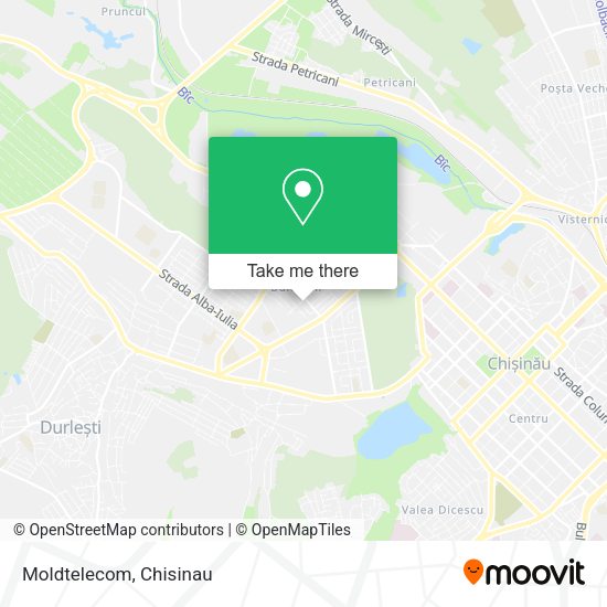 Карта Moldtelecom