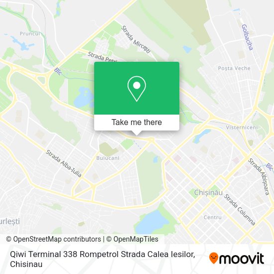 Карта Qiwi Terminal 338 Rompetrol Strada Calea Iesilor