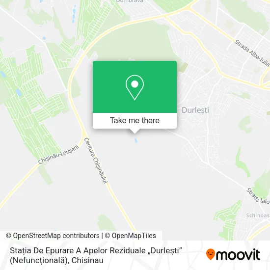 Stația De Epurare A Apelor Reziduale „Durlești” (Nefuncțională) map