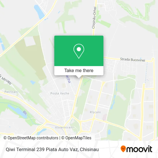 Карта Qiwi Terminal 239 Piata Auto Vaz