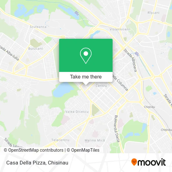 Casa Della Pizza map