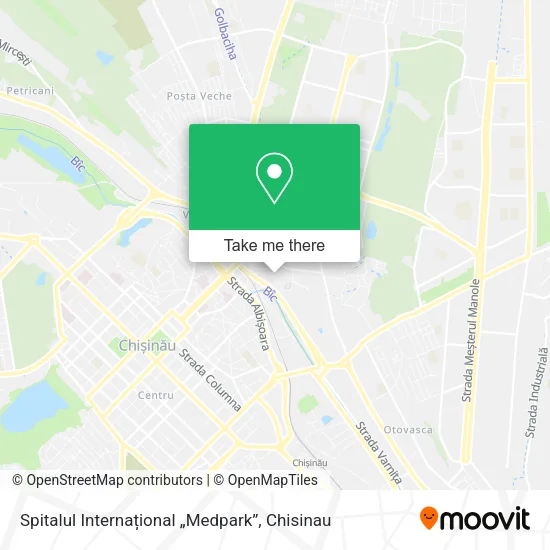 Spitalul Internațional „Medpark” map