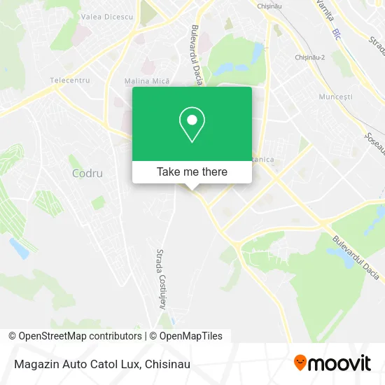 Карта Magazin Auto Catol Lux