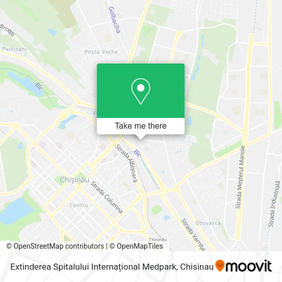 Карта Extinderea Spitalului Internațional Medpark