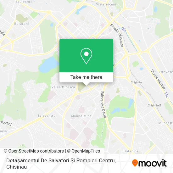 Detaşamentul De Salvatori Şi Pompieri Centru map