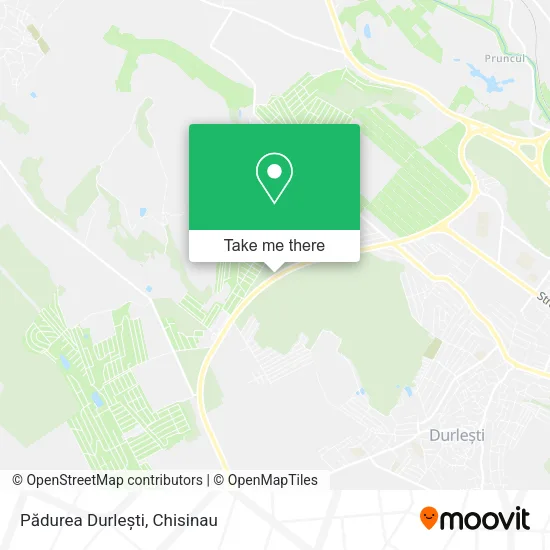 Карта Pădurea Durlești