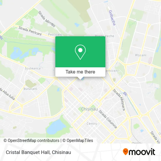 Cristal Banquet Hall map