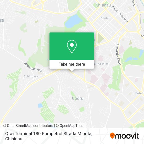 Карта Qiwi Terminal 180 Rompetrol Strada Miorita