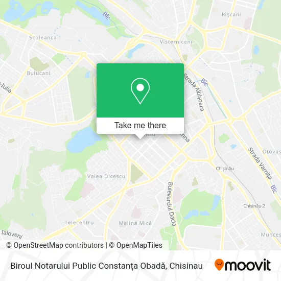 Карта Biroul Notarului Public Constanța Obadă